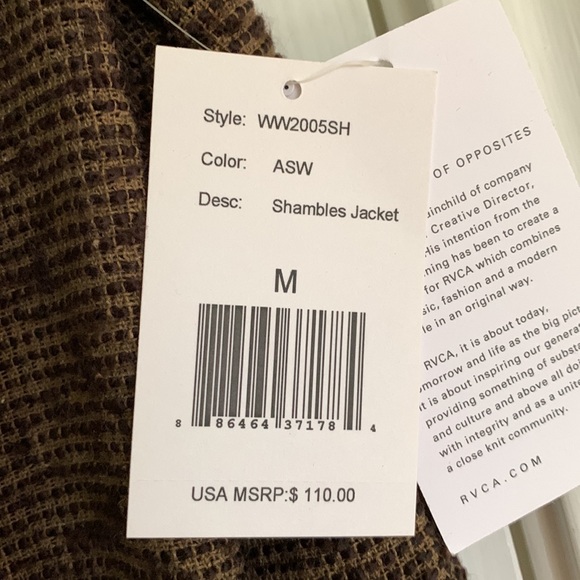 RVCA Shambles Jacket - Picture 4 of 4